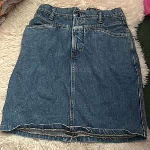 Closed Blue Denim Midi Skirt